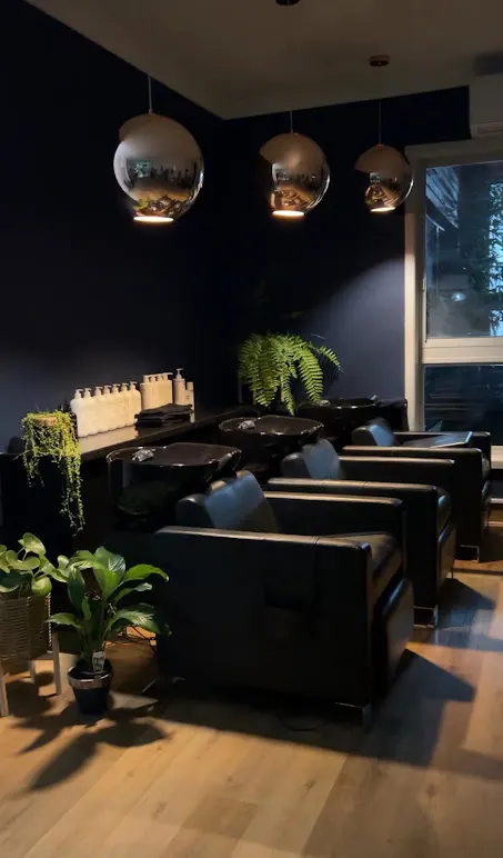 The basin area at Satori Hair Essendon on Buckley St, opened in 2024