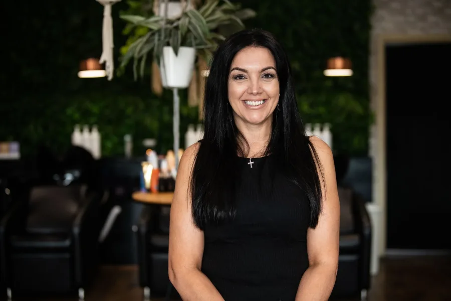 Tina, team leader at Satori Hair Sunshine, Melbourne